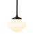 Derby Matt Opal Glass Rod Pendant - Patina