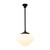 Derby Matt Opal Glass Rod Pendant - Patina-2