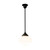 Derby Matt Opal Glass Rod Pendant - Patina-3