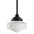 Detroit Gloss Opal Glass Rod Pendant - Patina-1
