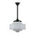Detroit Gloss Opal Glass Rod Pendant - Patina-2