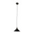 Edwardian Patina Metal Cone Cord Pendant - Black-5