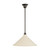 Edwardian Patina Metal Cone Rod Pendant - White-4