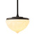 Empire Matt Opal Glass Rod Pendant - Patina