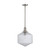 Jefferson Clear Glass Rod Pendant Light - Brushed Nickel-2