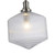 Jefferson Clear Glass Rod Pendant Light - Brushed Nickel-4