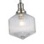 Jefferson Clear Glass Rod Pendant Light - Brushed Nickel-5