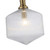 Jefferson Clear Glass Rod Pendant Light - Satin Brass-4