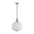Jefferson Opal Glass Rod Pendant Light - Brushed Nickel-2