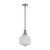 Jefferson Opal Glass Rod Pendant Light - Brushed Nickel-3