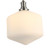 Jefferson Opal Glass Rod Pendant Light - Brushed Nickel-4