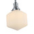 Jefferson Opal Glass Rod Pendant Light - Chrome-5