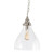 Keys Clear Glass Chain Pendant Light - Brushed Nickel-5