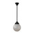 Sheffield Round Frost-Etched Glass Rod Pendant - Patina-3