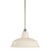 Warehouse Chrome Metal White Dome Rod Pendant-1
