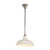 Warehouse Chrome Metal White Dome Rod Pendant-3