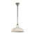 Warehouse Chrome Metal White Dome Rod Pendant-5