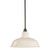 Warehouse Patina Metal White Dome Rod Pendant-1