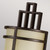 Fusion Amber Glass Decor Wall Light - Grecian Bronze-1