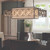 Remy Parisienne Gold Decorative Rectangle Chandelier-1