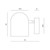Pipe Minimalist Black Designer Wall Light-2
