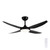 Amari II 52 DC Ceiling Fan with LED - Black