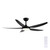 Amari II 56 DC Ceiling Fan with LED - Black