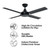 Cairns 52 DC Ceiling Fan - Black-3