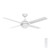 Cairns 52 DC Ceiling Fan with B22 Light - White
