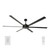 Colossus II 120-Inch DC Ceiling Fan - Black