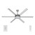 Colossus II 65-Inch DC Ceiling Fan - Satin Nickel