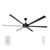 Colossus II 84-Inch DC Ceiling Fan - Black
