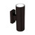 Denver II IP44 Up and Down Wall Light - Black
