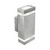 Entasis IP44 Angular Up Down Wall Light - Stainless Steel