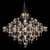 Constellation Clear Crystal LED Diamond Chandelier