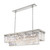 Enso Two Tiered Rectangular Crystal Chandelier - Chrome-2