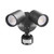 Cami Twin Light IP65 3CCT LED Spotlight with Sensor - Black