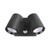 Lor Duo Light Square Plate Wall Spotlight with Sensor - Black