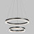 Pagnia 2 Light Black 3CCT LED Chandelier