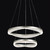 Pagnia 2 Light Quartz 3CCT LED Chandelier