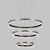 Pagnia 3 Light Black 3CCT LED Chandelier