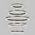 Pagnia 5 Light Black 3CCT LED Chandelier