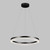 Pagnia Black 3CCT LED Ring Pendant Light-1