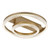 Pagnia Two Tiered Gold 3CCT LED Ceiling Light