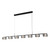 Palatine 7 Light Dimmable 3CCT LED Pendant - Black