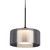 Palatine Dimmable 3CCT LED Solo Pendant - Black