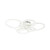 Zami Multi Rings 3CCT LED Ceiling Light with Remote - White