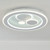 Parsel Nested Circles 3CCT LED Ceiling Light-1