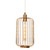 Kurten Cylinder Wire Cage Pendant - Gold