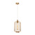 Kurten Cylinder Wire Cage Pendant - Gold-1